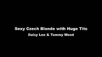 Preview 1 of Gracie Glam On Orange Top - Blonde Bimbo Daisy Lee Fucking Big Cock
