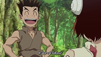 Preview 3 of Fake Agent Fucked Virgin - DR STONE EP 06 - LEGENDADO PT-BR