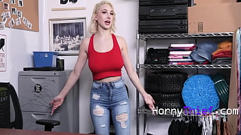 Preview 1 of Slim Japan Wife - Blonde with huge naturals HAS to fuck to get out of the situation