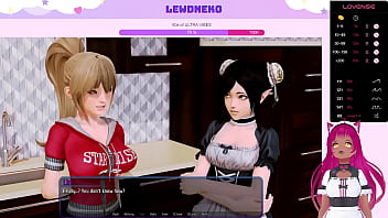 Preview 3 of Budak Malay Pandai Goyang - VTuber LewdNeko Plays Harem Hotel Part 23