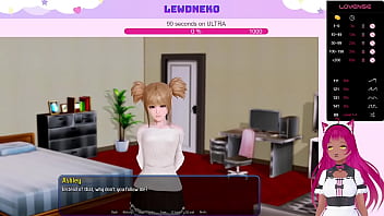 Preview 1 of Budak Malay Pandai Goyang - VTuber LewdNeko Plays Harem Hotel Part 23
