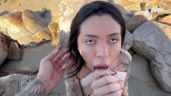 Preview 2 of Woman Vidoe Open - Drii Cordeiro fodendo na praia com desconhecido,  veja o que aconteceu!