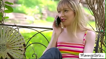 Preview 1 of Tube Download Video - Busty stepmom fingers her stepdaughter