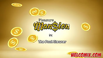 Preview 1 of Xxx Pakstni Video - The pool cleaner fucking the hot bosses - Pleasure Mansion