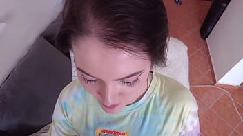 Preview 2 of Beautiful Russia What Is Her - She was going to work out,  so I gave her a protein shake