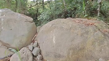 Preview 4 of Pain Anal Fat Tits - FOLLADA EN EL BOSQUE CON VECINO HETEROSEXUAL