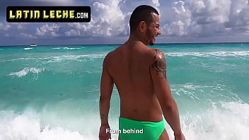 Preview 2 of Milk Two Teens - A Merman in Cancun by Latin Leche Featuring Antuan Ruma &amp_ Damian Moreno