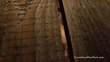Preview 4 of Big Naked Boobs Sucking - Bent Over Voyeur Lesbian Slave Masturbates And Orgasms Watching Madame