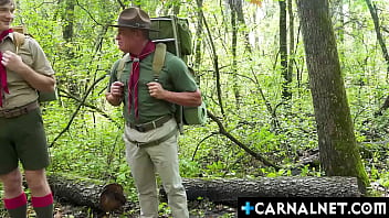 Preview 1 of Creampie Contests - Scoutmaster Tyler Saint thrusting his thick tongue into Cole Blues tight tasty hole until his beautiful body was silently begging me to fuck him