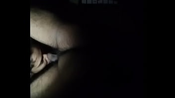 Preview 4 of Movies In Spanish - Girlfriend sucking cook in dark room