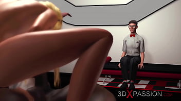 Preview 2 of Xxxi You Bf Xxc - 3d cuckold! Horny young blonde fucked hard by a big black cock