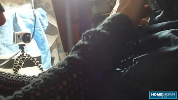 Preview 1 of Lesbian Hypnosis Hypno - Busty granny sucks small cock and craves for a taste of cum