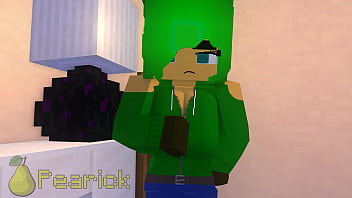 Preview 1 of Small Dating Gay - Minecraft Girl Rides You In Bed