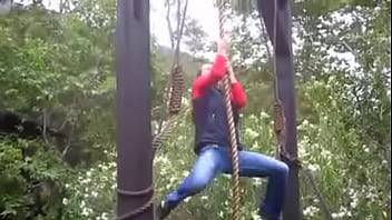Preview 1 of Seachstancey Saran Bbc - Girl climbing rope orgasm