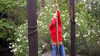 Preview 4 of Seachstancey Saran Bbc - Girl climbing rope orgasm