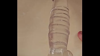 Preview 1 of Cissy Moran - Destroying my man cunt with a 3 inch diameter monster dildo