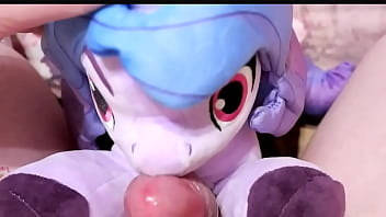 Preview 3 of School Girl Bagla - [EroNekoKun] - Cute Boy cum on Face Plush toy Izzy Moonbow from My Liitle Pony