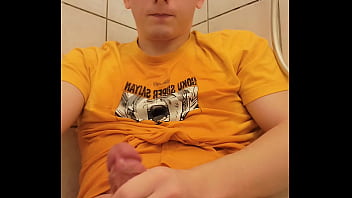 Preview 4 of Touch Public Ass - 18 years old boy pisses in own mouth and cum   moan