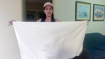 Preview 1 of Shardin Love - asian trans anairb doing sexy dance towel games