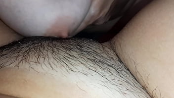 Preview 1 of Poravece - I Cum Twice In A Time As She Rubs Her Tits On My Pussy - Lesbian Illusion Girls