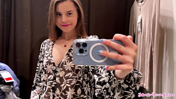 Preview 4 of Teen Hitchhiker Jewel - Sexy See Through Try On Haul!