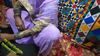 Preview 1 of Busty Blone Rides - Desi Indian Bhabhi Fuck By Lover in Bedroom Indian Clear Hindi Audio