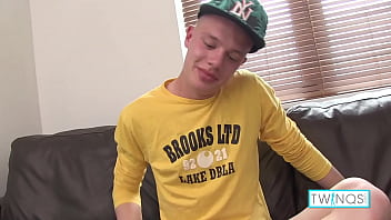 Preview 1 of With Double Cock - Fitness Blonde Leon Prefers Jerking Off Instead Of Working Out!