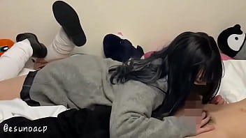 Preview 2 of Doggy Anal Pain - 連れ込んだJ○ギャルにフェラしてもらう動画