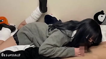 Preview 3 of Doggy Anal Pain - 連れ込んだJ○ギャルにフェラしてもらう動画