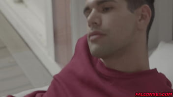 Preview 2 of Big Black Booty Fucked So Hard - Outside and out of sight in the middle of the night in the conversion,  Angel bends over to let Alexander eat out his smooth hole.