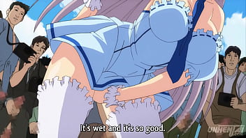 Preview 3 of Forensex Mon Son - Busty Teen Likes Being Touched by a Stranger in Public - Hentai [Subtitled]
