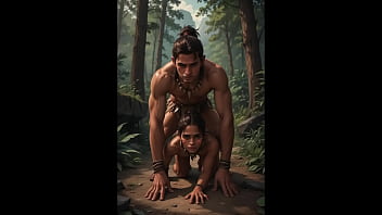 Preview 1 of Boy Daughter Taboo Porn - Tribal Princess-Ai Art