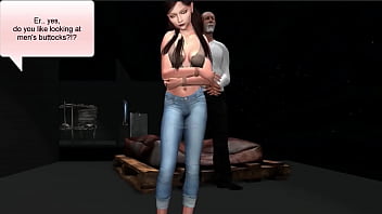 Preview 1 of Dirty Step Dad Fuck Hot Step Hd - Second Life &ndash_ Episode 6 - Punishment at the Museum