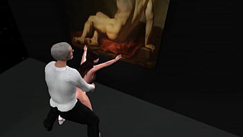 Preview 4 of Dirty Step Dad Fuck Hot Step Hd - Second Life &ndash_ Episode 6 - Punishment at the Museum