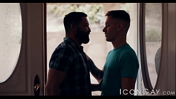 Preview 1 of Seel Fsk Xixy - Inked Zak Bishop fed hot jizz after hardcore ass pounding