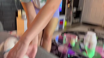 Preview 2 of Seach9 Months Pregnant - Casting Curvy: Playing &quot_Just The Tip&quot_ With My GF&#039_s Hot Teen Sister