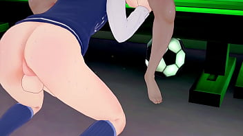 Preview 1 of Nude Buet - 3D Hentai: Prison school - Hana Midorikawa&#039_s final relief