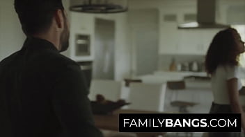 Preview 1 of Family Strokes Pussy Squirt - FamilyBangs.com ⭐ White Stepdad Cums on his Black Stepdaughter&#039_s Mouth,  Scarlit Scandal,  Tommy Pistol
