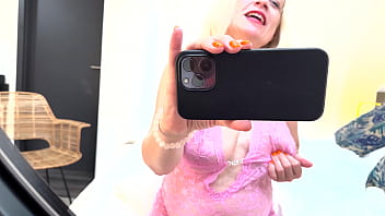 Preview 4 of Handjob Black Nail Polish - Selfie time for my loyal fan