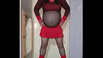 Preview 4 of Hq Porn Asian Gf First Bbc - sissy crossdresser penis swing and pee shower part 1 this video will now be uploaded again