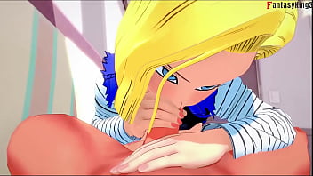 Preview 4 of Anaedr - Android 18 sucks Roshi ́s dick for money | Dragon Ball Zex 5 | Full 1hr movie on Sheer &amp_ PTRN: Fantasyking3