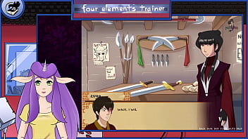 Preview 1 of Lennox Luxe Mp5 - Avatar the last Airbender Four Elements Trainer Part 28 Royal handjob