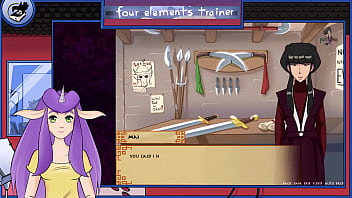 Preview 4 of Lennox Luxe Mp5 - Avatar the last Airbender Four Elements Trainer Part 28 Royal handjob