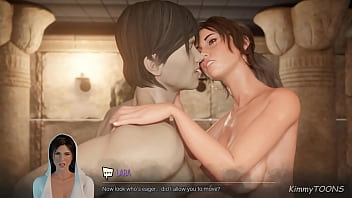 Preview 3 of Japanes Garl - Lora Croft fucked inside ancient Temple - kimmytoons