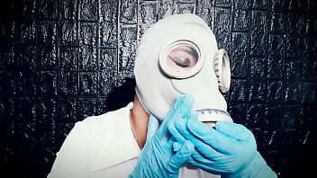Preview 3 of Wife And Has Band Sex - ASMR Gasmask &amp_ Medical Fetish