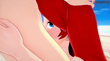Preview 3 of Solo Small Lola - I found Ariel on the beach ! POV | the little mermaid