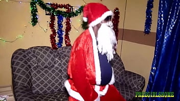 Preview 1 of Lokap Xxx - I decide giving Santa claus raw for the Christmas gift,  he presented to me.