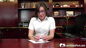 Preview 1 of Lukhas Phone - Cute brunette at the office finally did me