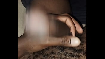 Preview 1 of Suan Jones - Hairy Kenyan twink vigorously stroking his hard dick. Part 2