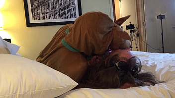 Preview 2 of Big Bubs Oly - Scooby Doo Fucks Mature Crossdresser with BIG ASS
